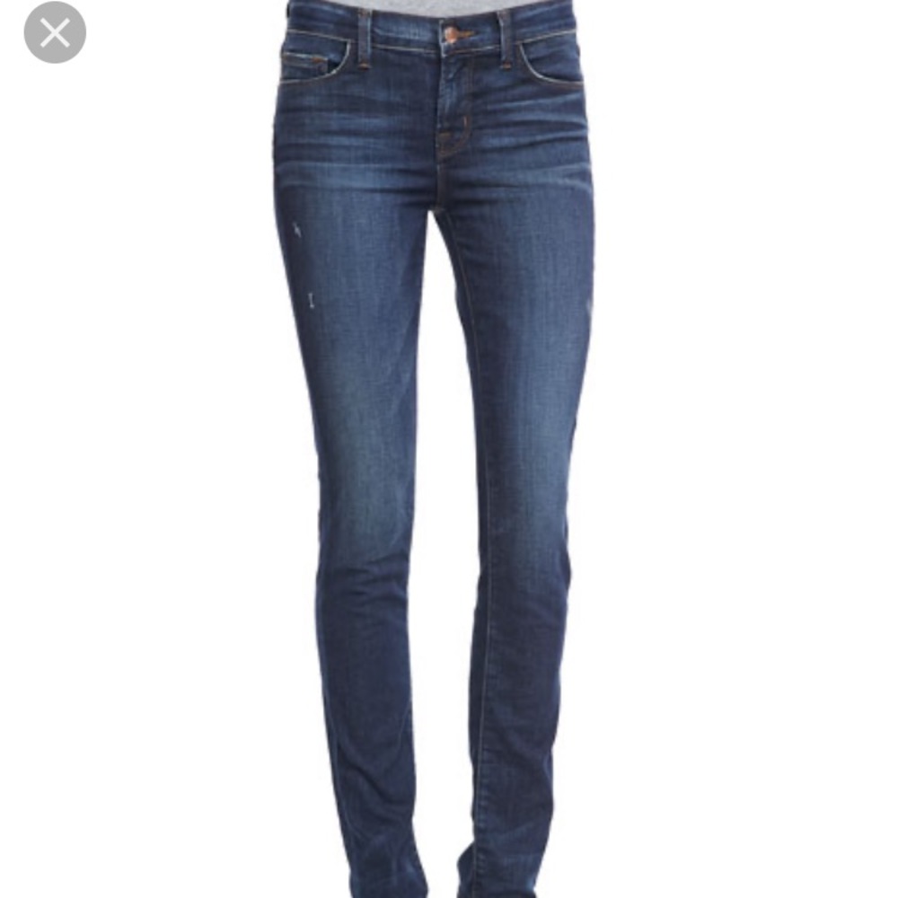 J Brand mid rise Rail heartbreaker jeans, 26